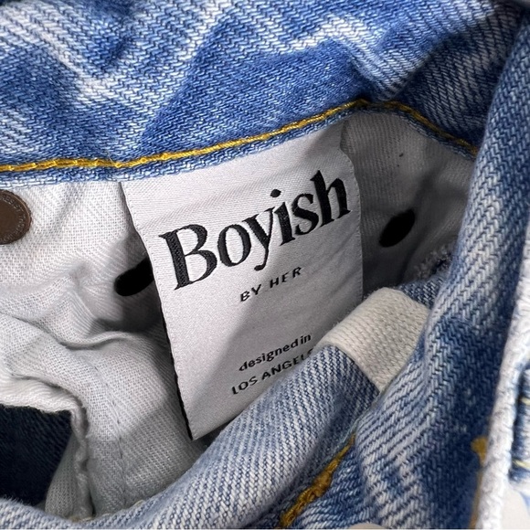 BOYISH Light Wash Billy Straight Jeans - Picture 8 of 9